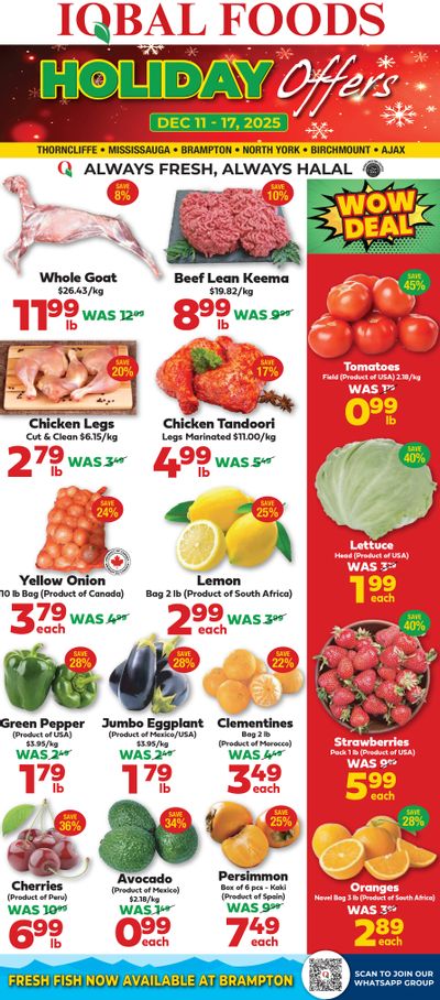 Iqbal Foods Flyer December 11 to 17
