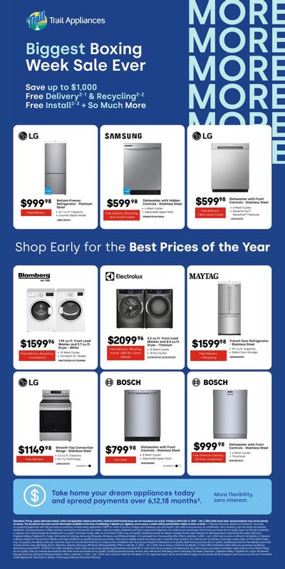 Trail Appliances (BC) Flyer December 11 to 17