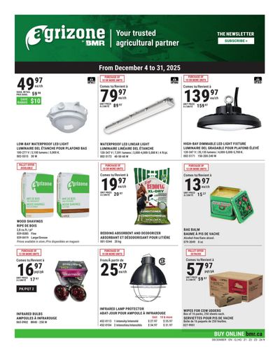 BMR Agrizone Flyer December 4 to 31