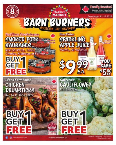 Red Barn Market Flyer December 11 to 17