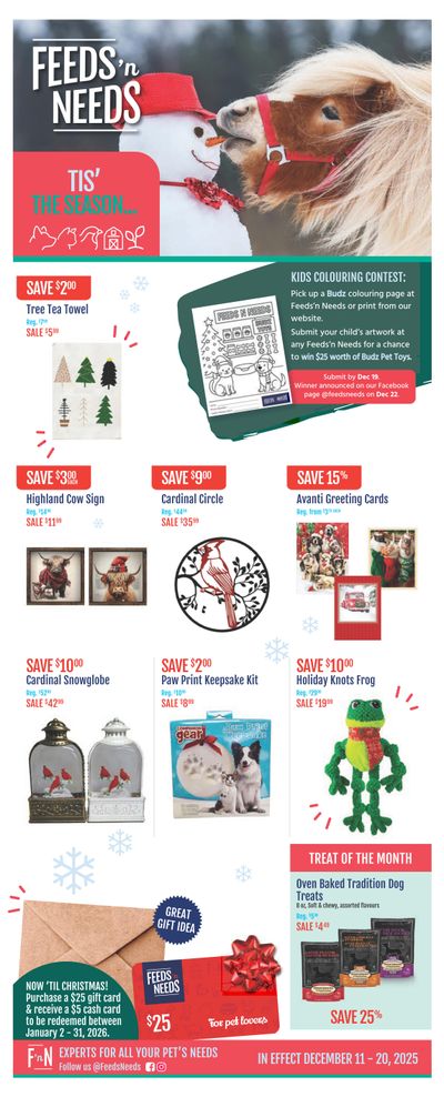 ShurGain Feeds'n Needs Flyer December 11 to 20