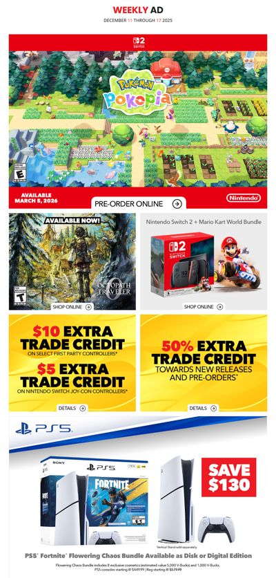 EB Games Flyer December 11 to 17