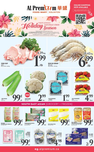 Al Premium Food Mart (Eglinton Ave.) Flyer December 11 to 17