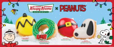 Krispy Kreme Doughnuts Canada: Krispy Kreme x Peanuts Doughnuts Now Available + $1 Dozen Day December 13th