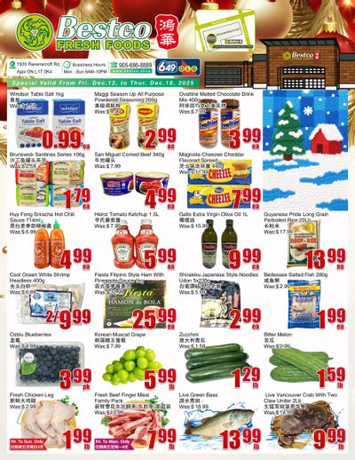 BestCo Food Mart (Ajax) Flyer December 12 to 18