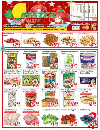 BestCo Food Mart (Etobicoke) Flyer December 12 to 18