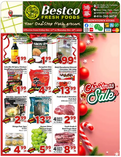 BestCo Food Mart (Downtown Toronto) Flyer December 12 to 18