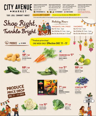 City Avenue Market Flyer December 11 to 24