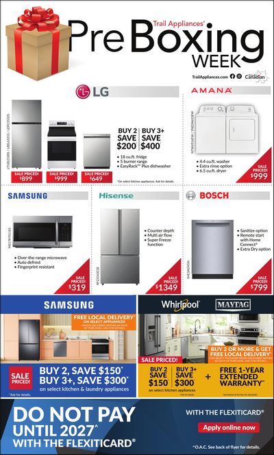 Trail Appliances (AB & SK) Flyer December 11 to 17