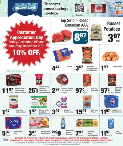 Bulkley Valley Wholesale Flyer December 11 to 17