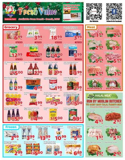 Fresh Value (Etobicoke) Flyer December 12 to 18