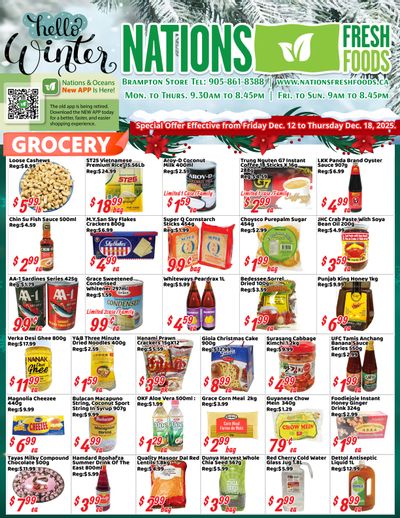 Nations Fresh Foods (Brampton) Flyer December 12 to 18