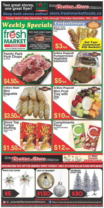 Fresh Market Foods Flyer December 12 to 18