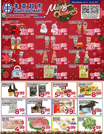 Asia Food Mart Flyer December 12 to 18