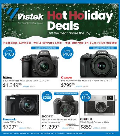 Vistek Flyer December 12 to 18