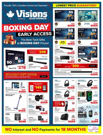 Visions Electronics Flyer December 12 to 18