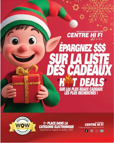 Centre Hi-Fi Flyer December 12 to 18