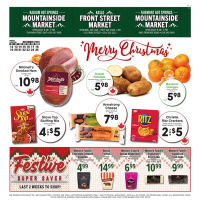 AG Foods Flyer December 12 to 25