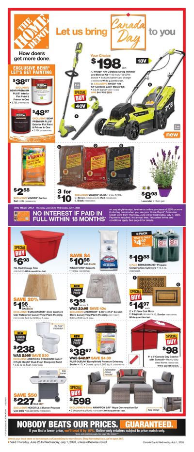 Home Depot (BC) Flyer June 25 to July 1