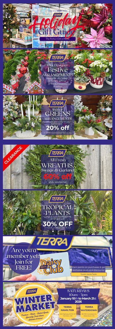 Terra Greenhouses Flyer December 12 to 18