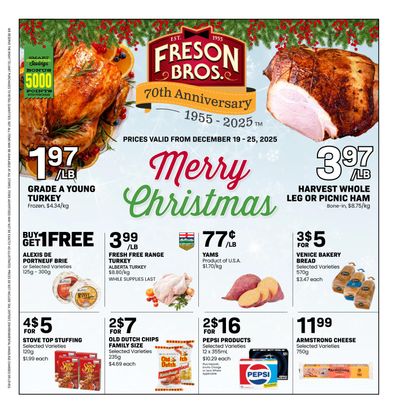 Freson Bros. Flyer December 19 to 25
