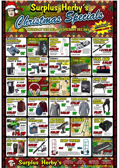 Surplus Herby’s Flyer December 18 to 24