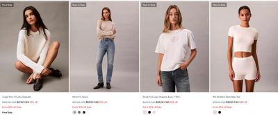 Calvin Klein Canada: 30-50% off Sitewide + Extra 20% off When You Spend $100 + Extra 30% off Sale Styles