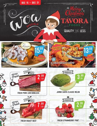 Tavora Foods Flyer December 15 to 21