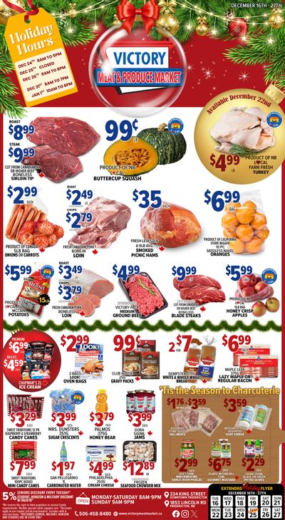 Victory Meat Market Flyer December 16 to 27