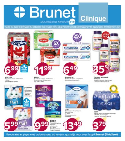 Brunet Clinique Flyer December 18 to 31