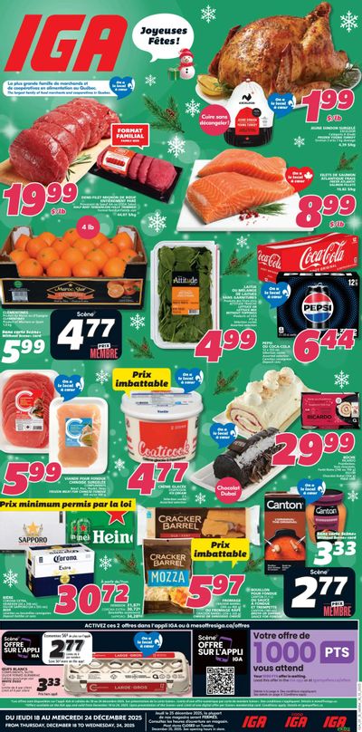 IGA (QC) Flyer December 18 to 24