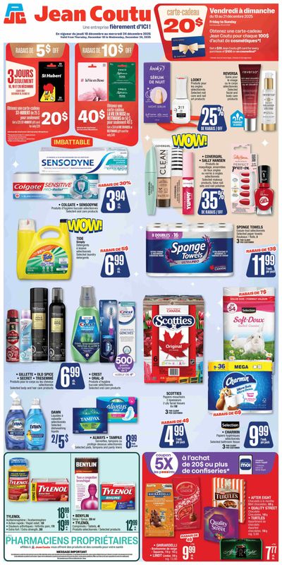 Jean Coutu Flyer December 18 to 24