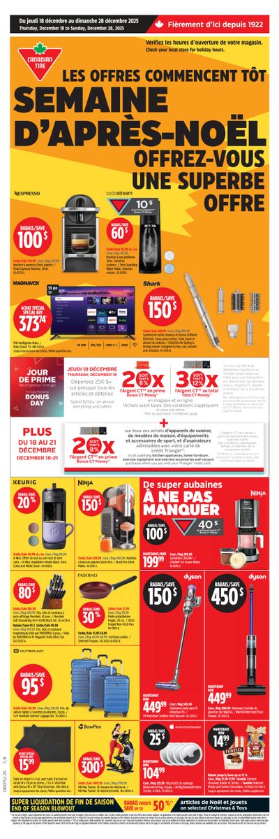 Canadian Tire (QC) Flyer December 18 to 28