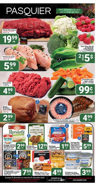 Pasquier Flyer December 18 to 24