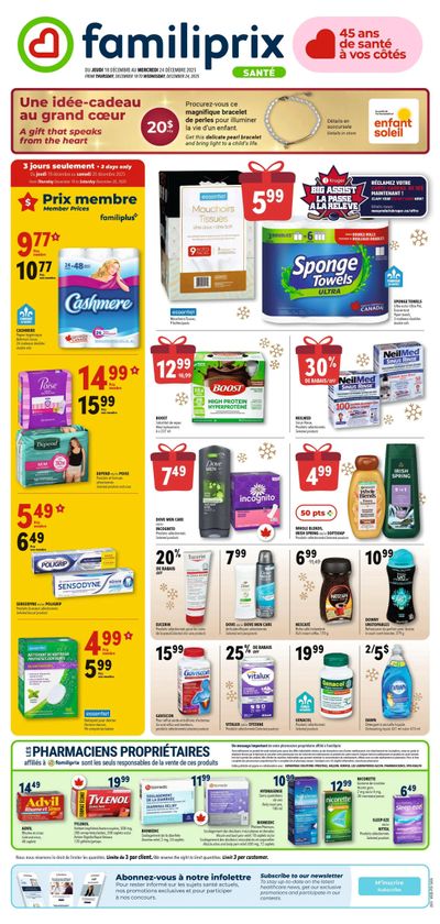 Familiprix Sante Flyer December 18 to 24