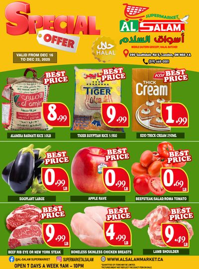 Al-Salam Supermarket Flyer December 16 to 22