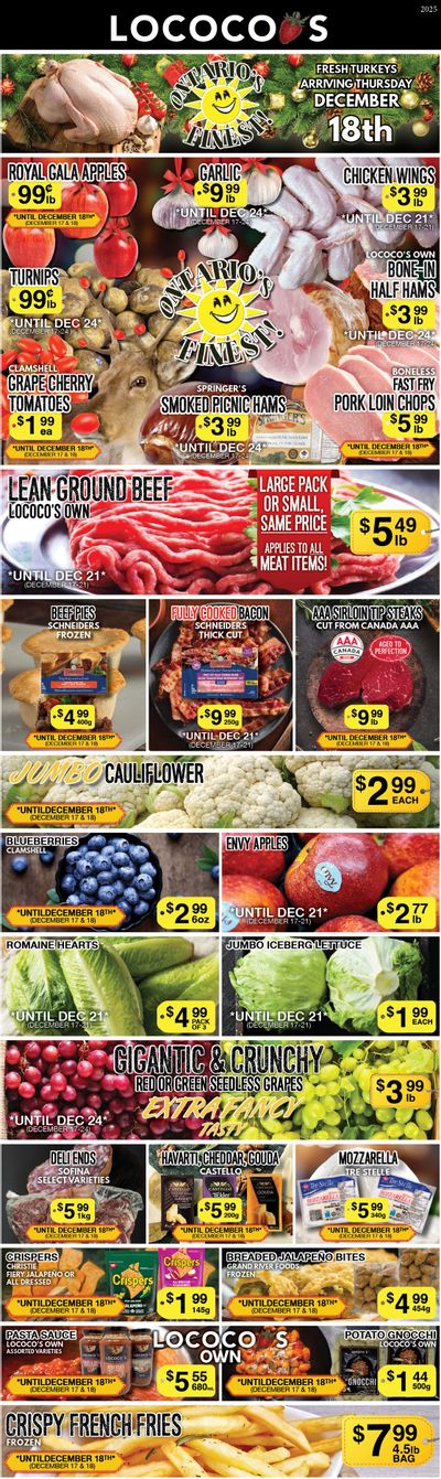 Lococo's Flyer December 17 to 21