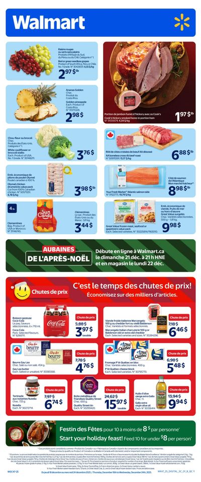 Walmart (QC) Flyer December 18 to 24