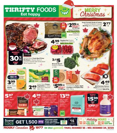 Thrifty Foods Flyer December 18 to 24
