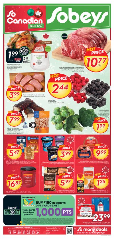 Sobeys (ON) Flyer December 18 to 24