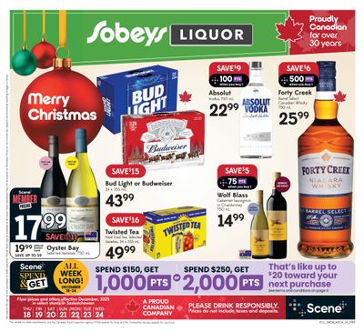 Sobeys (SK) SWCB Flyer December 18 to 24