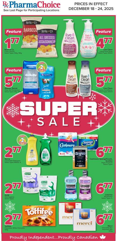 PharmaChoice (ON & Atlantic) Flyer December 18 to 24