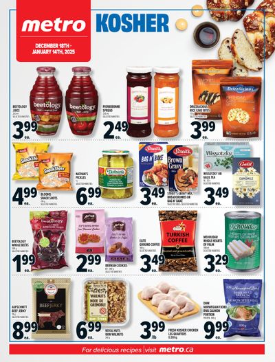 Metro (ON) Kosher Flyer December 18 to January 14