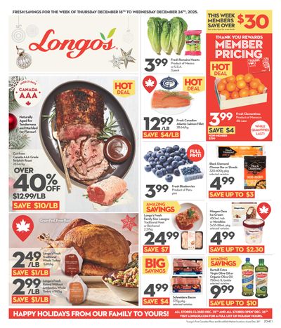 Longo's Flyer December 18 to 24