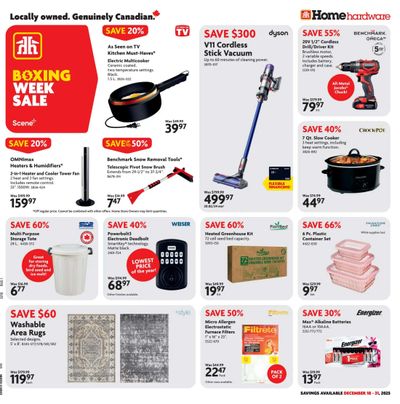 Home Hardware (BC) Flyer December 18 to 31