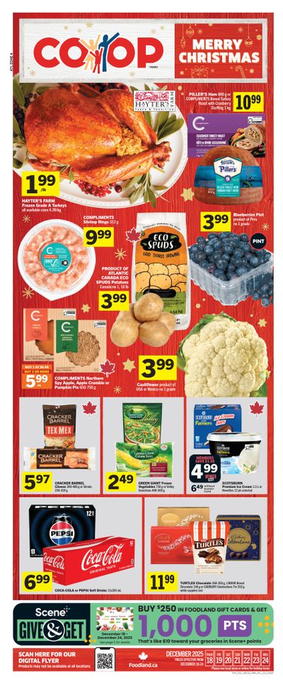 Foodland Co-op Flyer December 18 to 24