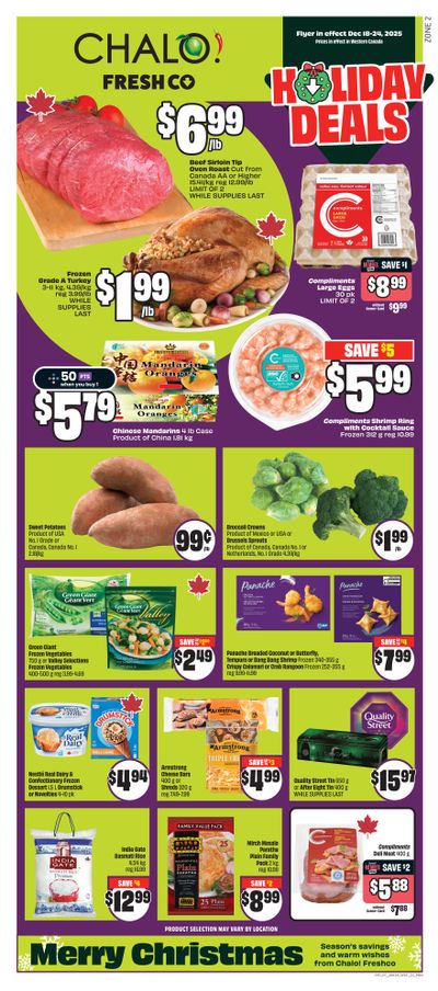 Chalo! FreshCo (West) Flyer December 18 to 24