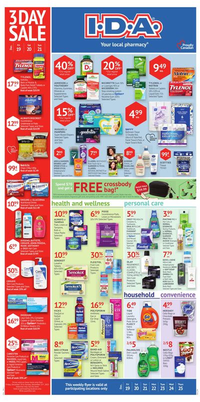 I.D.A. Flyer December 19 to 25