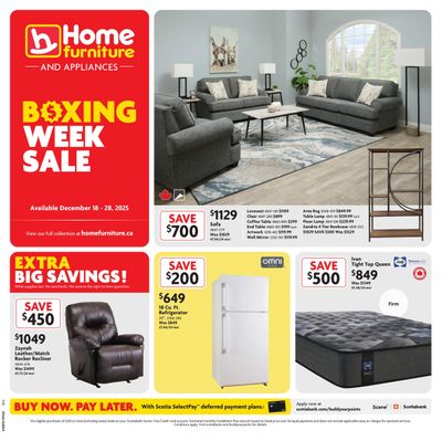 Home Furniture (Atlantic) Flyer December 18 to 28