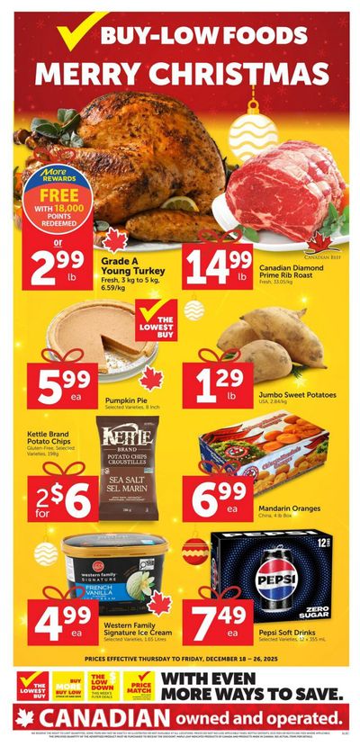 Buy-Low Foods Flyer December 18 to 26
